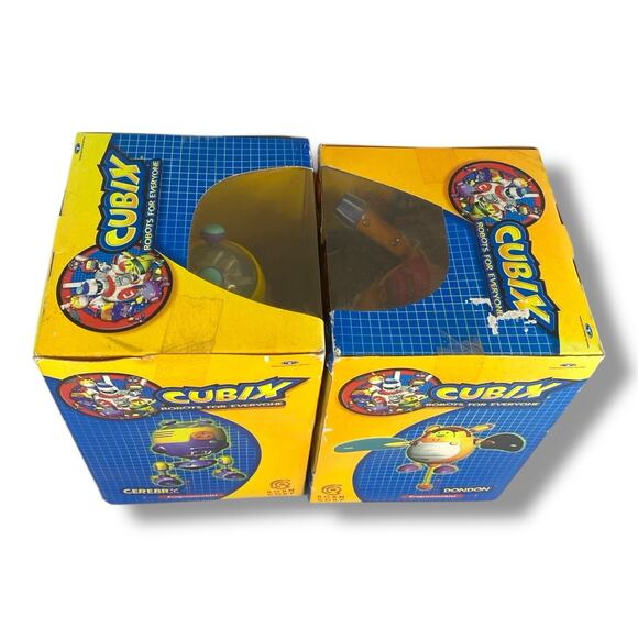 Cubix Robots for Everyone Lot of 2 New Sealed Dondon & Cerebrx Figures - Picture 5 of 7